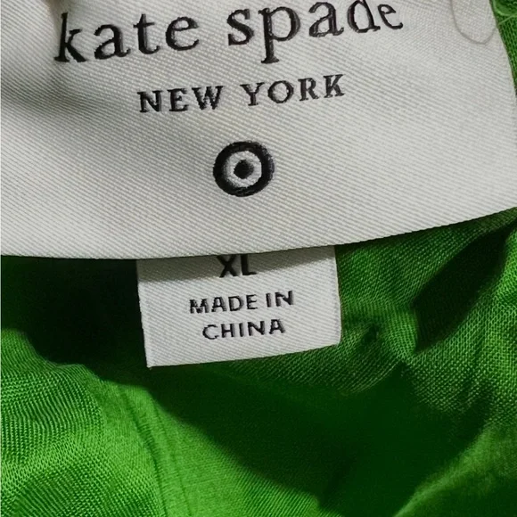 Kate Spade Vibrant Green A-Line Skirt Eyelet 💚🍃 - Picture 7 of 13